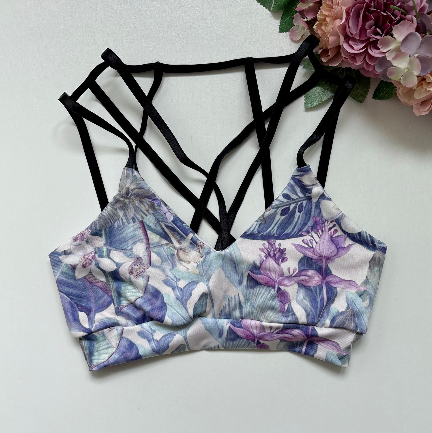 Top Lanikai - PURPLE FLORAL