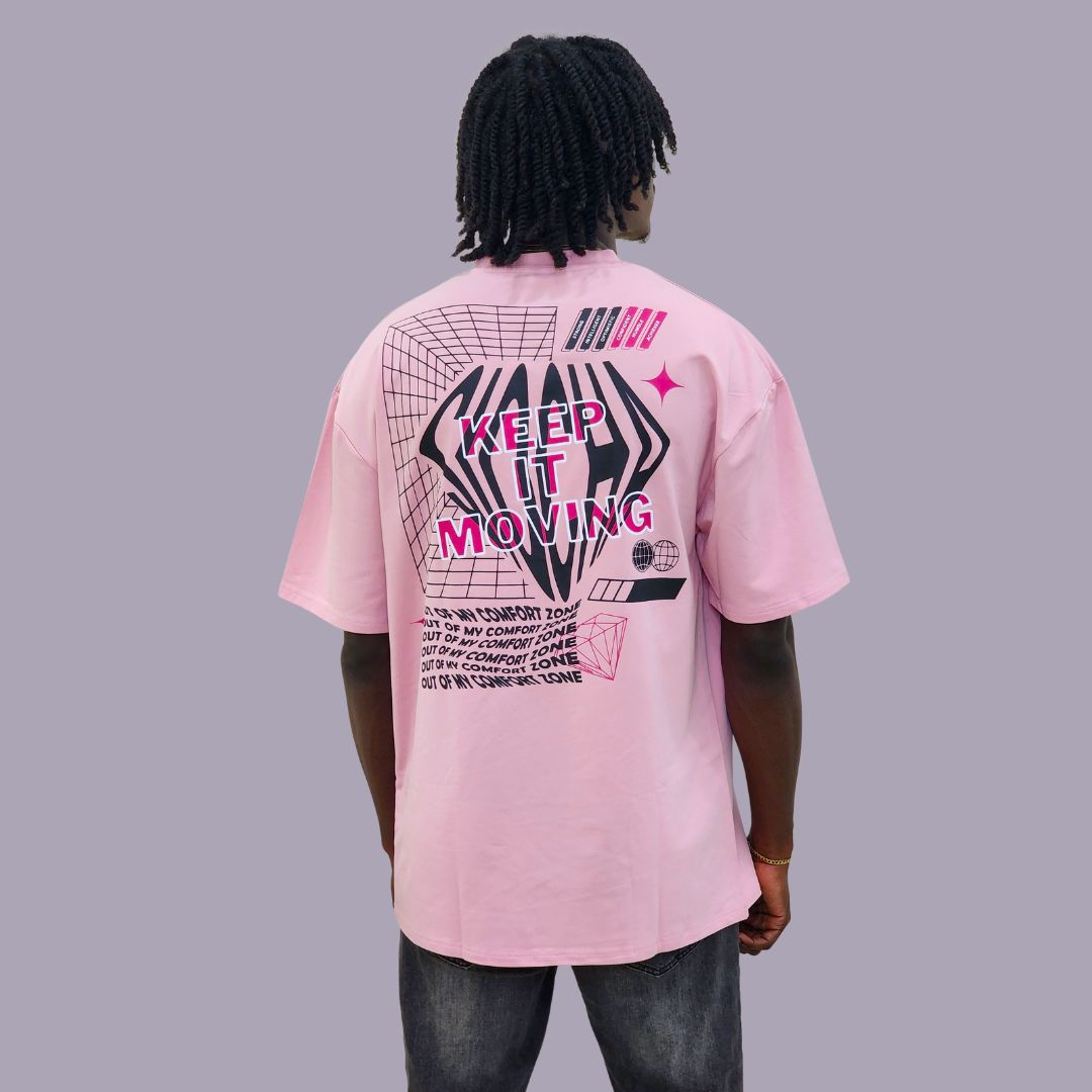 KEEP IT MOVING, Fit: Oversized, Size: XXS, Color: Salmon Pink