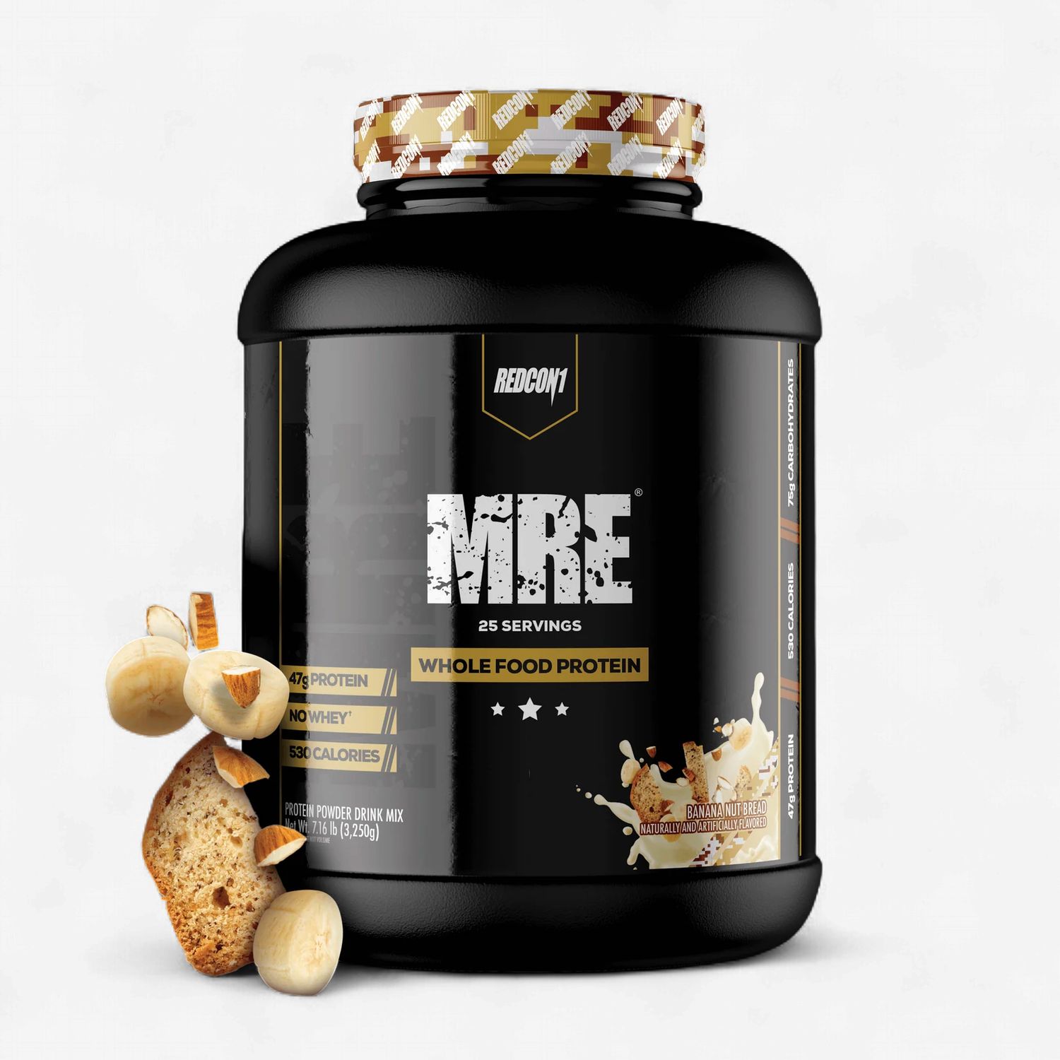 REDCON 1 - MRE POWDER - 25 PORTIONS, Fragrance: PAIN AUX BANANES