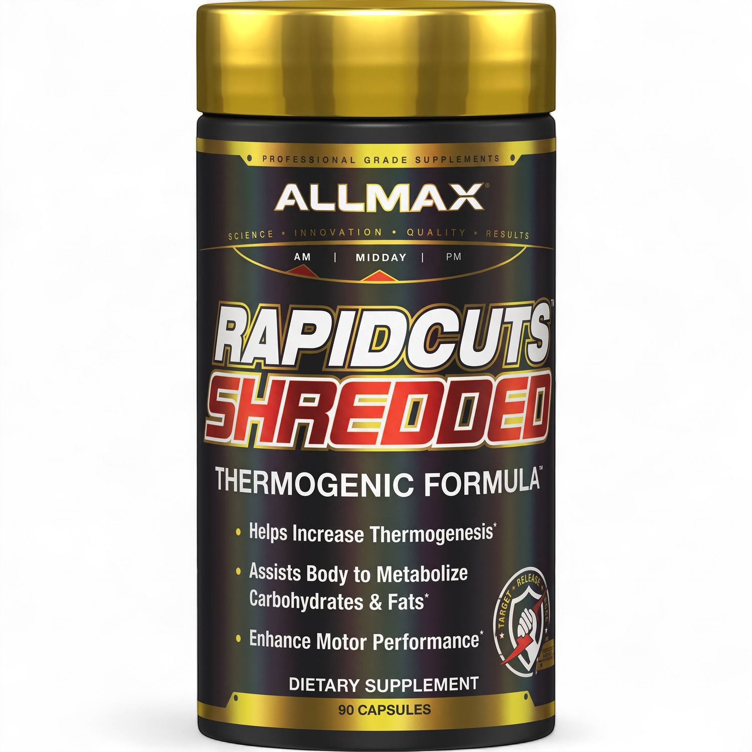 ALLMAX - RAPIDCUTS SHREDDED - 90 CAPSULES