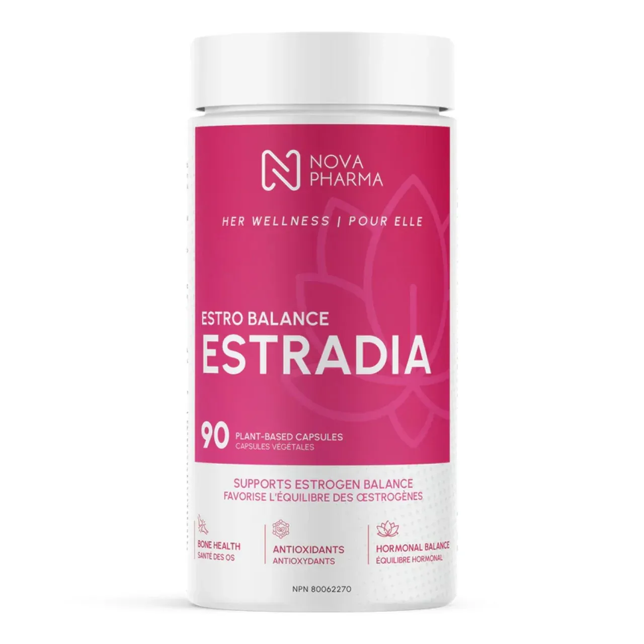NOVA PHARMA - ESTRADIA - 90 CAPSULES
