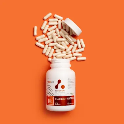 ATP - VITAMINE D3+K2 - 60 CAPSULES