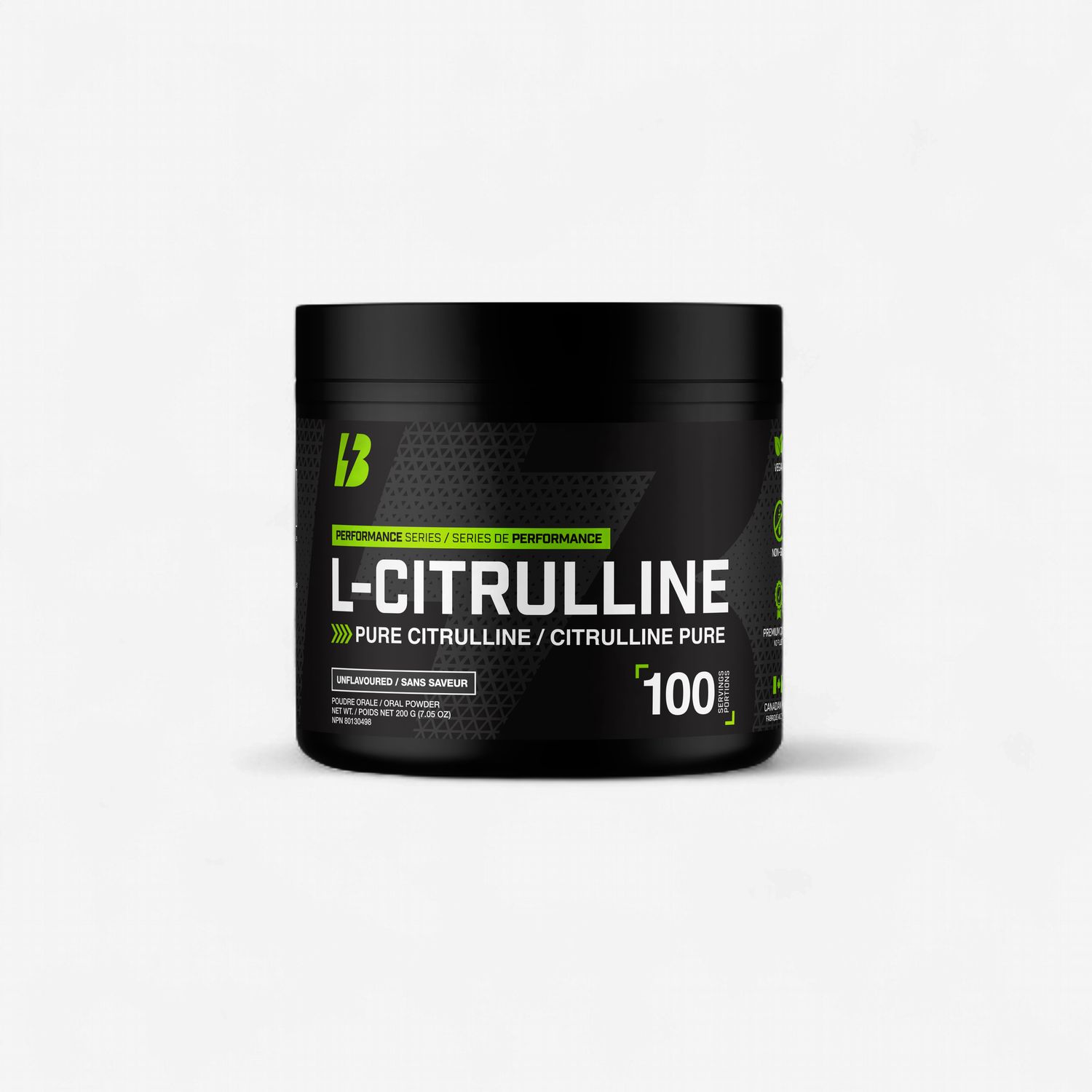 BULL NUTRITION - L CITRULLINE - 100 PORTIONS