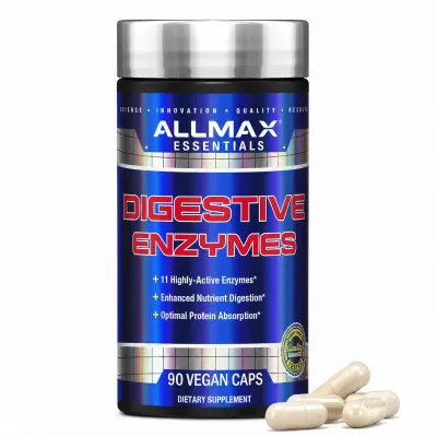ALLMAX - ENZYMES DIGESTIVES - 90 CAPSULES