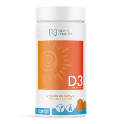 NOVA PHARMA - VITAMINE D3 - 120 JUJUBES
