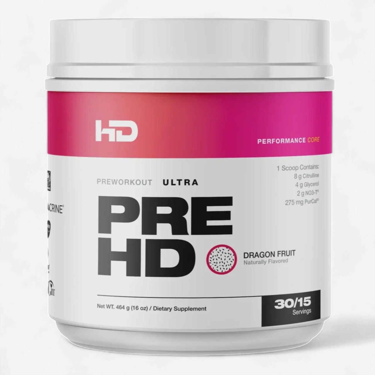 HD MUSCLE - PRE HD ULTRA - 30 PORTIONS, Fragrance: FRUIT DU DRAGON