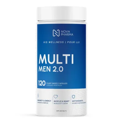 NOVA PHARMA - MULTI HOMME 2.0 - 120 CAPSULES