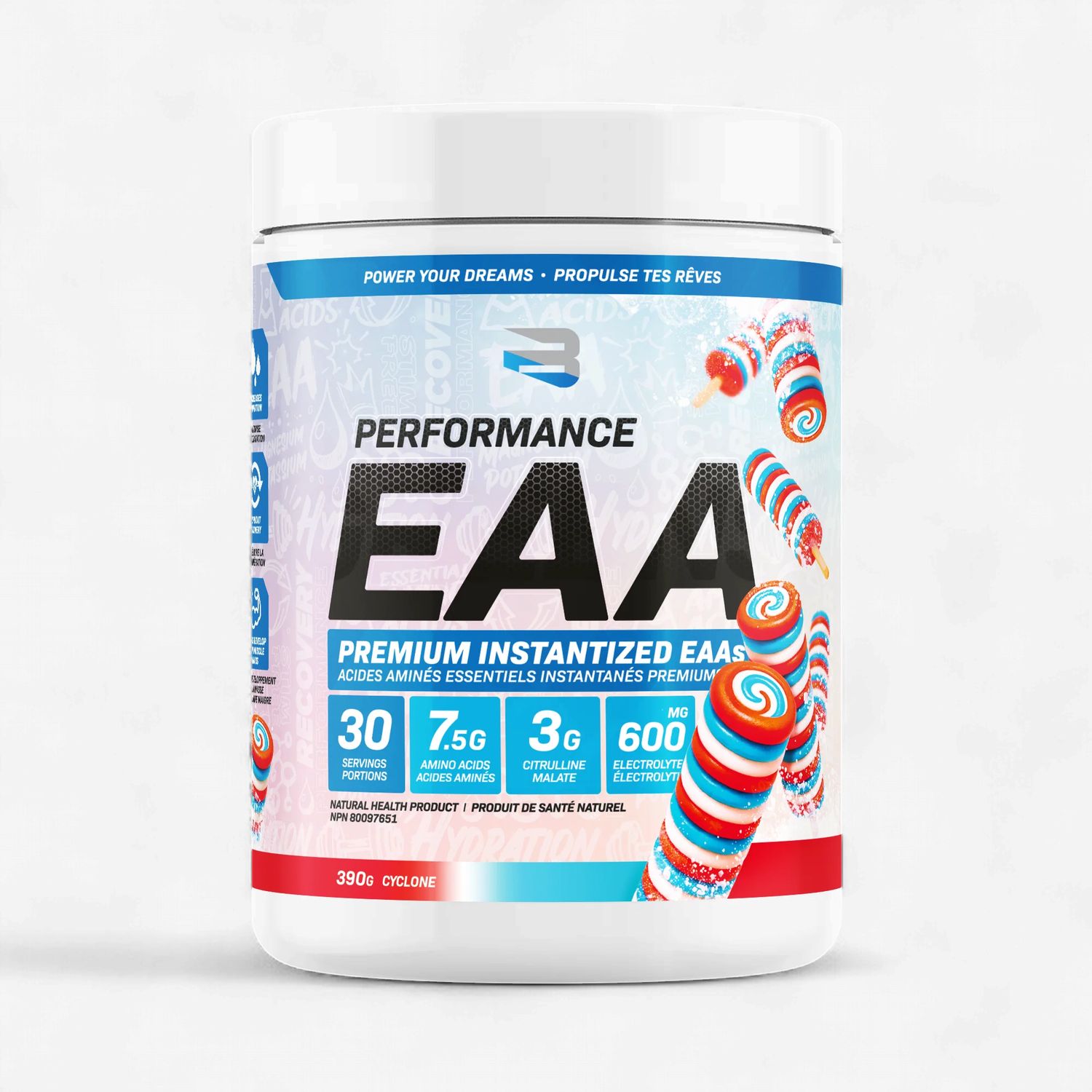 BELIEVE - PERFORMANCE EAA - 30 PORTIONS, Fragrance: CYCLONE