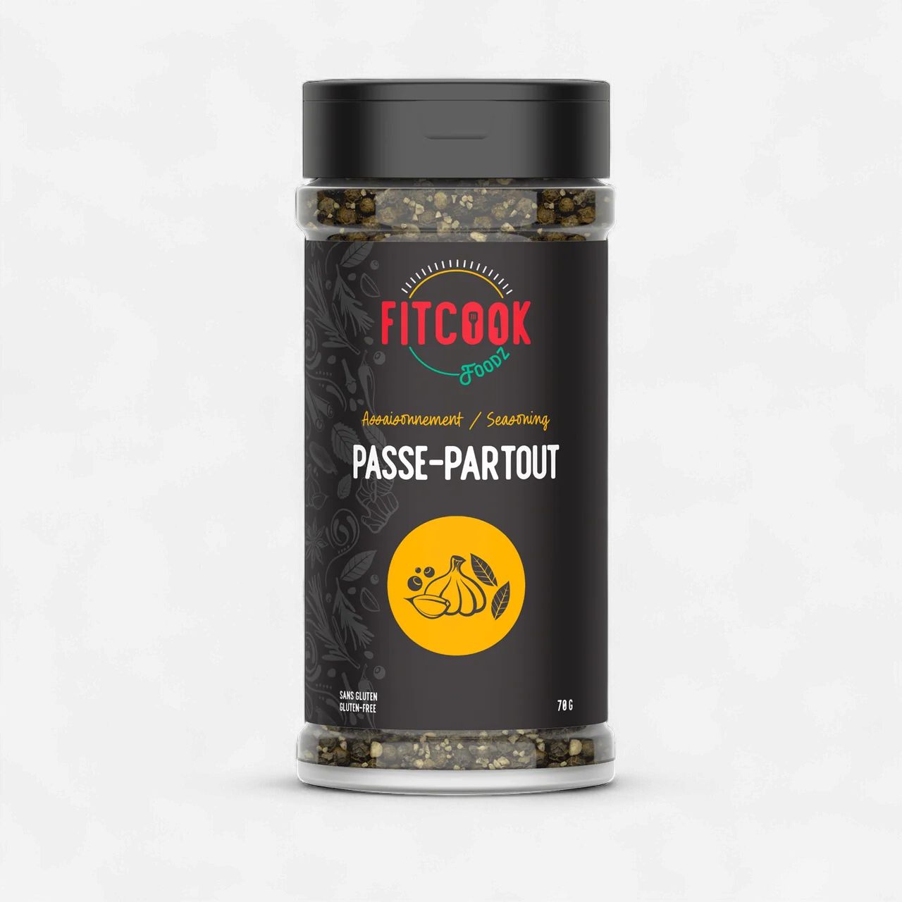 FITCOOK FOODZ - ASSAISONNEMENTS - 70G, Fragrance: PASSE PARTOUT
