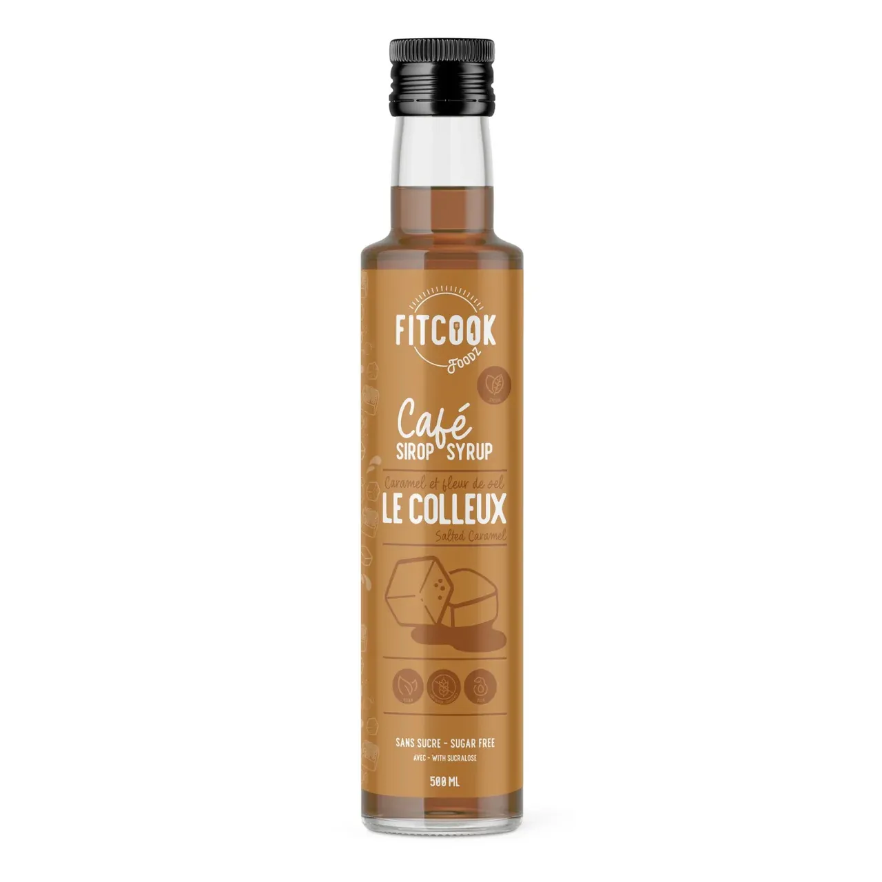 FITCOOK FOODZ - SIROP À CAFÉ - 500ML, Fragrance: LE COLLEUX
