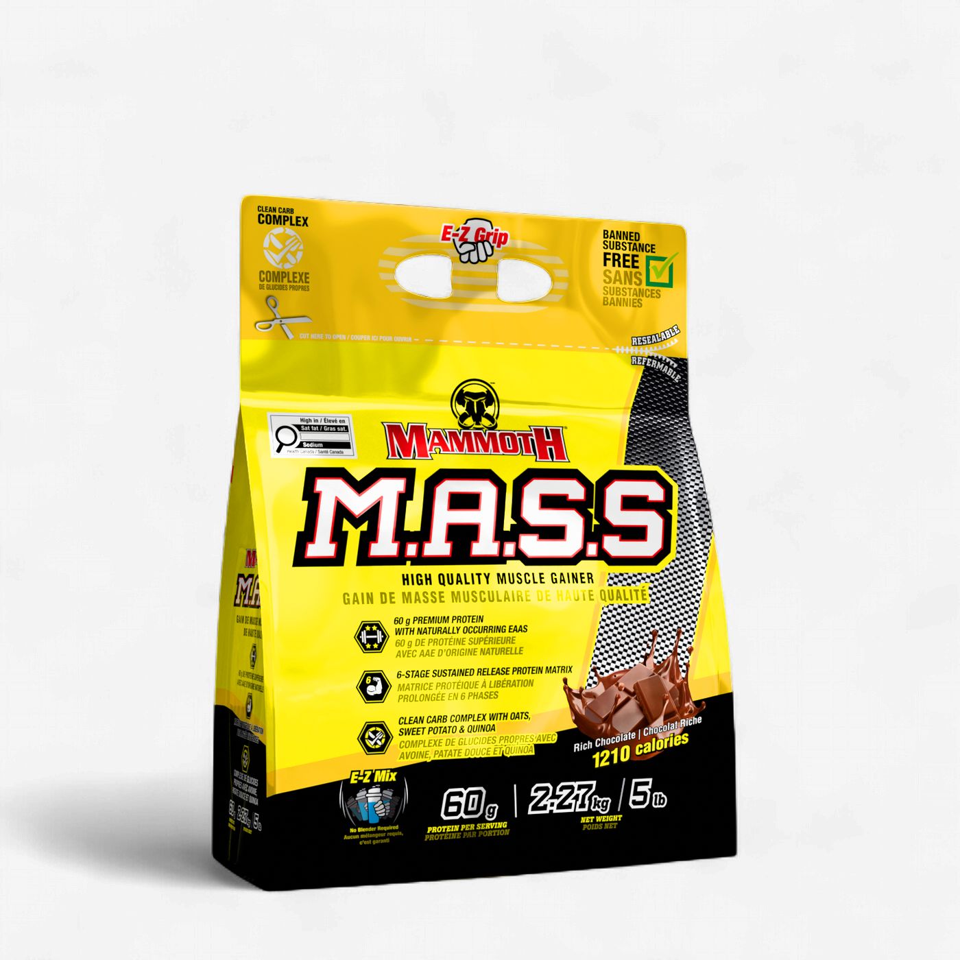 MAMMOTH - MASS - 5 LBS, Fragrance: CHOCOLAT