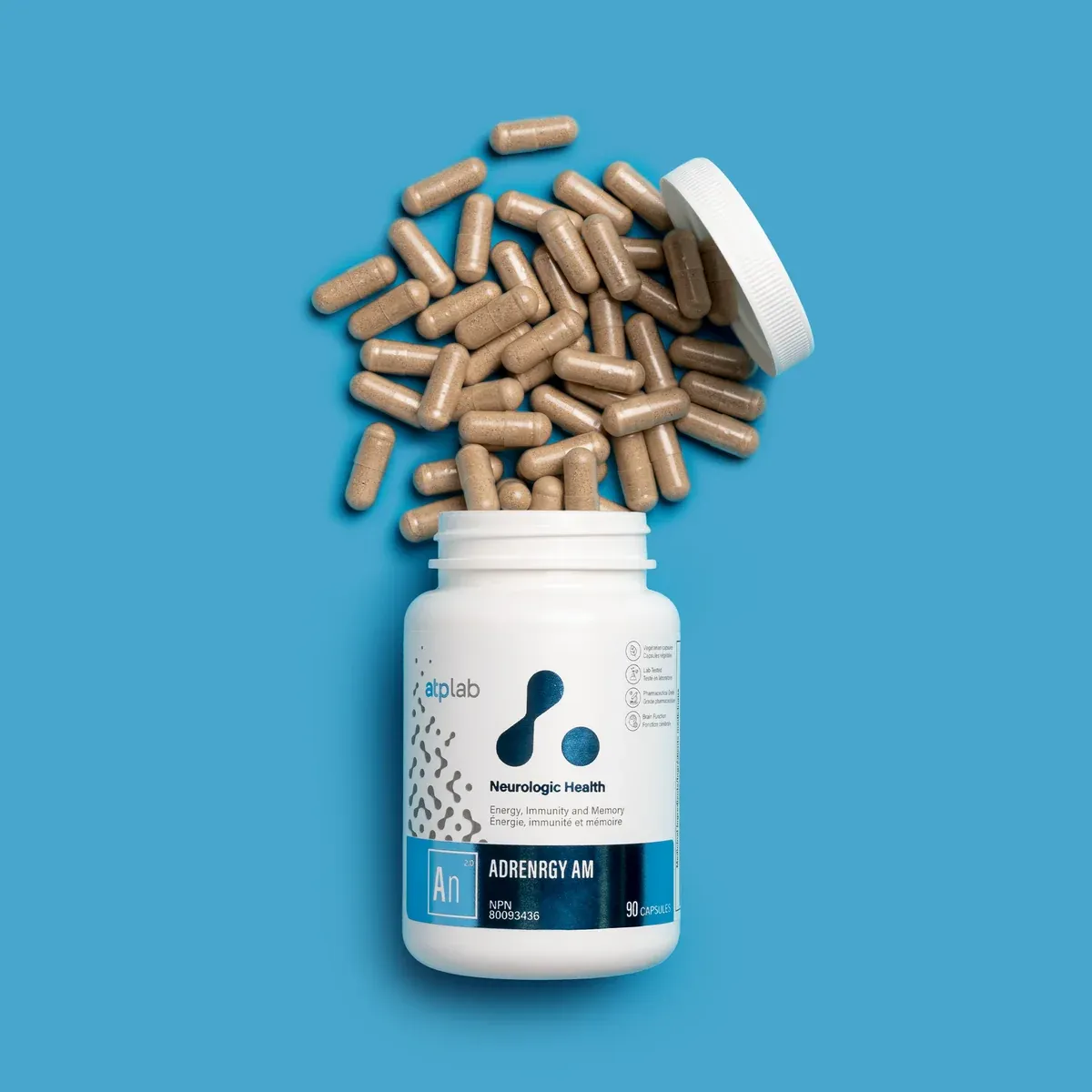 ATP - ADRENERGY AM - 90 CAPSULES