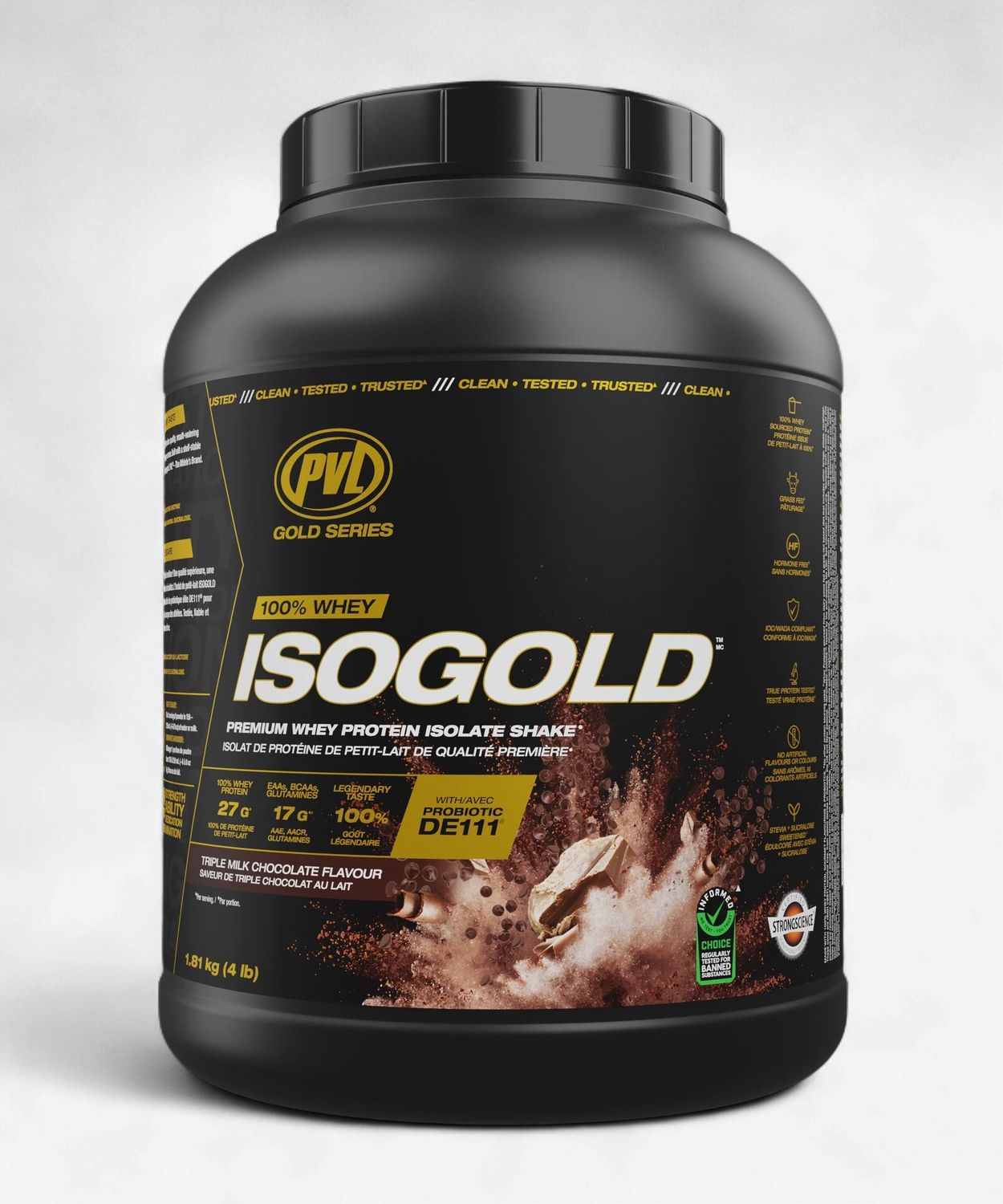 PVL - ISOGOLD - 5 LBS, Fragrance: TRIPLE CHOCOLAT AU LAIT