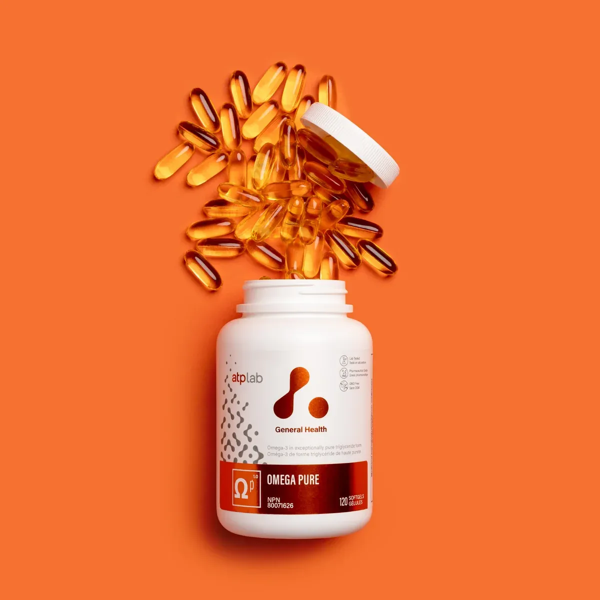 ATP - OMÉGA PURE - 120 GELLULES