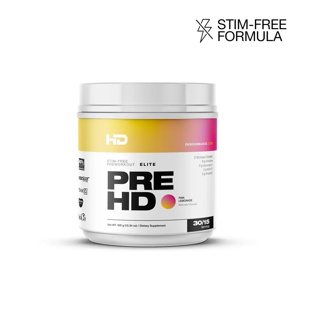 HD MUSCLE - PRE HD ELITE - 30 PORTIONS, Fragrance: LIMONADE ROSE