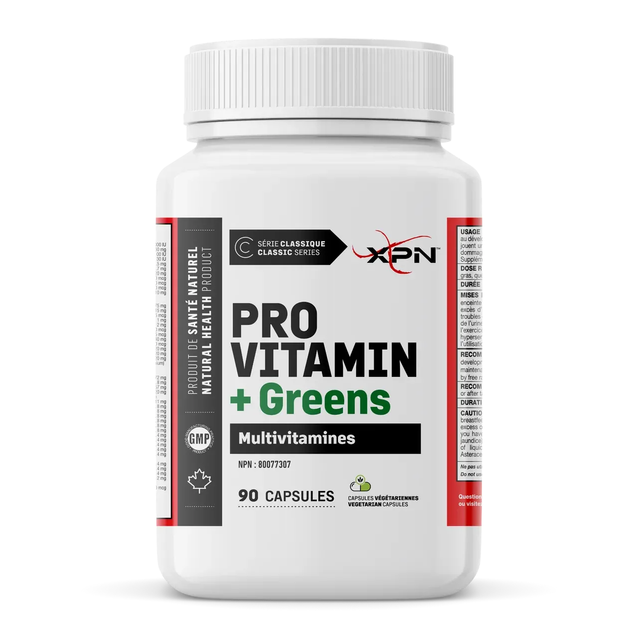 XPN - PRO VITAMINS + GREENS - 90 CAPSULES