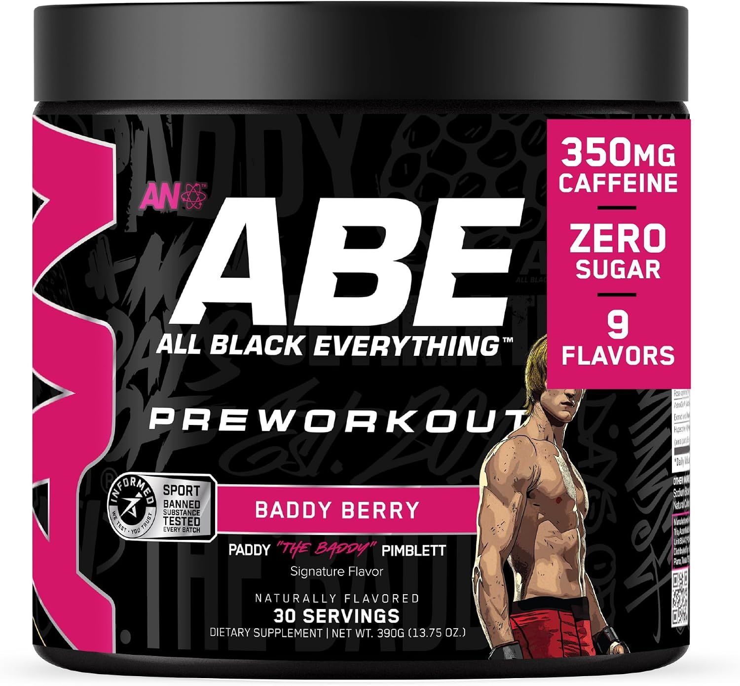 APPLIED NUTRITION - ABE ULTIMATE PRÉ-WORKOUT - 30 PORTIONS, Fragrance: BAIES