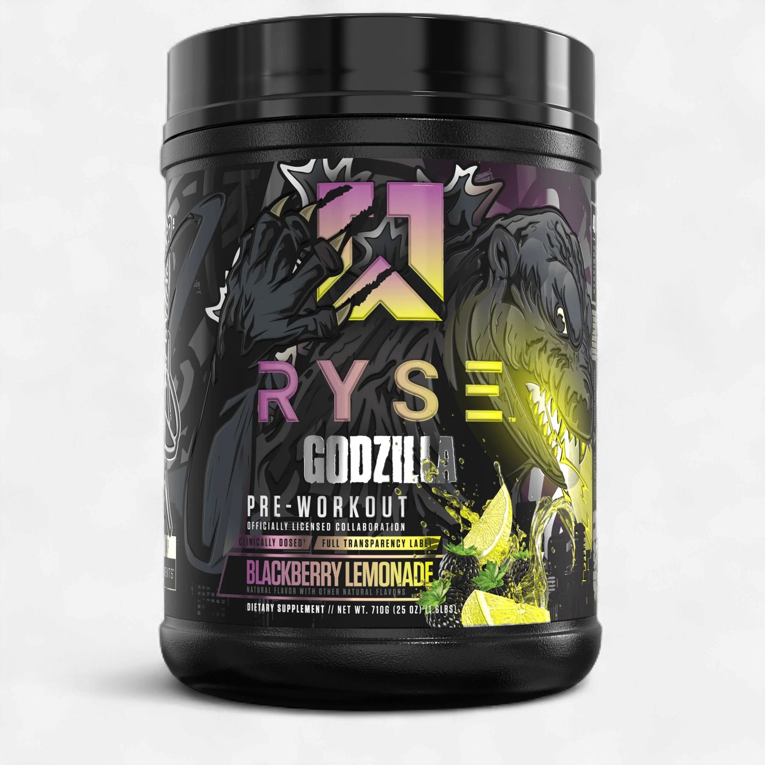 RYSE - GODZILLA PRE - 40 PORTIONS, Fragrance: LIMONADE AUX MURES