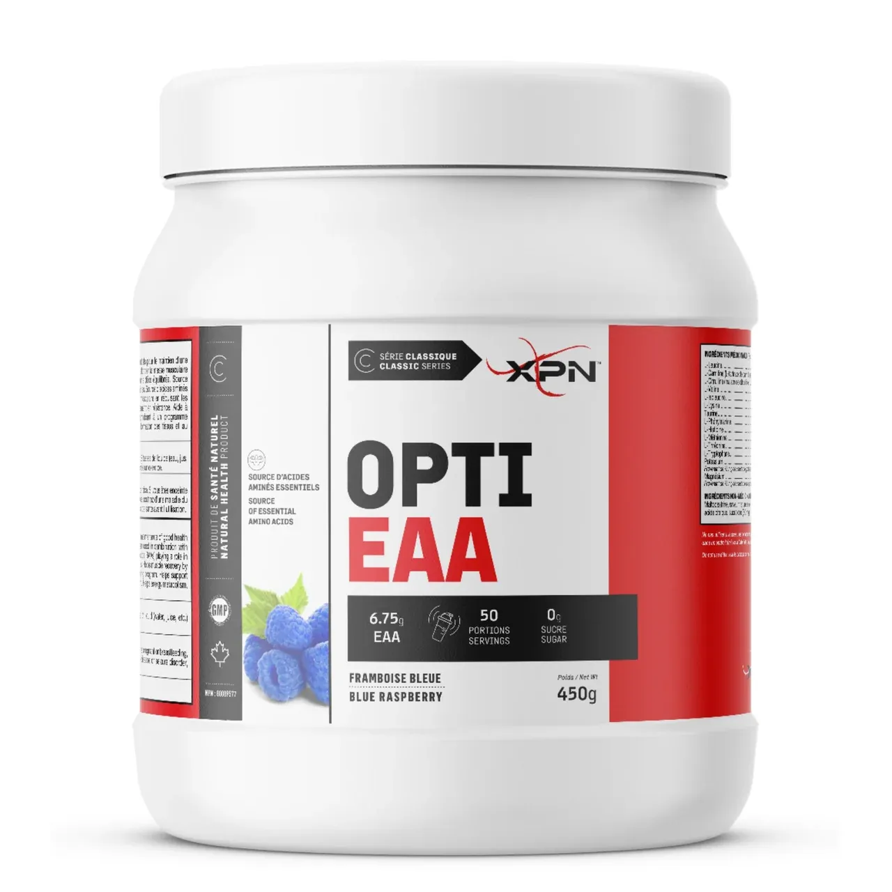 XPN - OPTI EAA - 450G, Fragrance: FRAMBOISE BLEUE