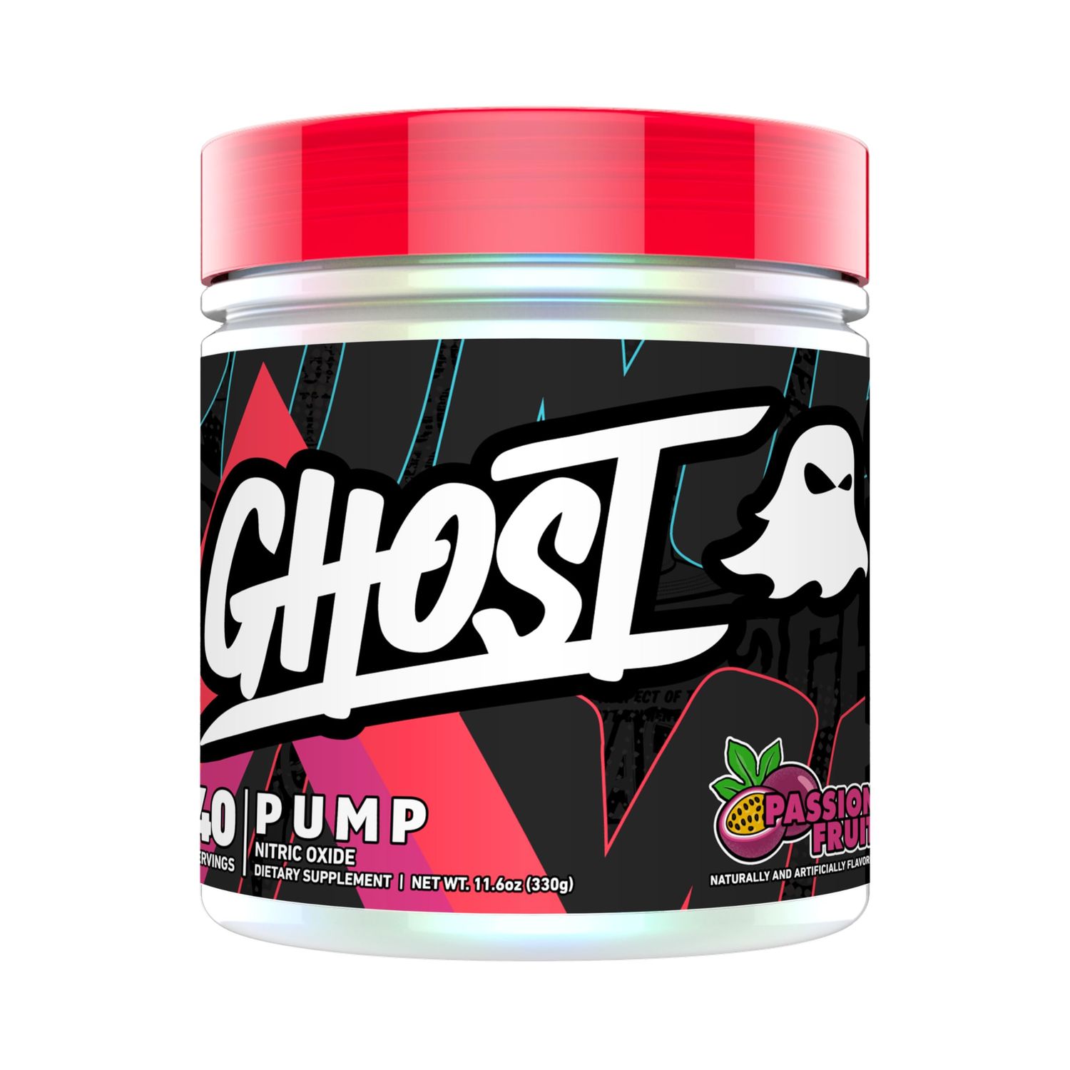 GHOST - PUMP - 40 PORTIONS, Fragrance: FRUIT DE LA PASSION
