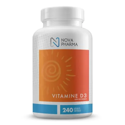 NOVA PHARMA - VITAMINE D3 - 240 CAPSULES