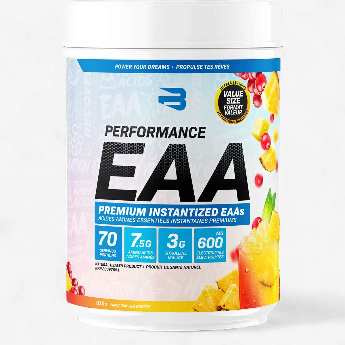BELIEVE - PERFORMANCE EAA - 70 PORTIONS, Fragrance: HAWAIIAN SEA BREEZE