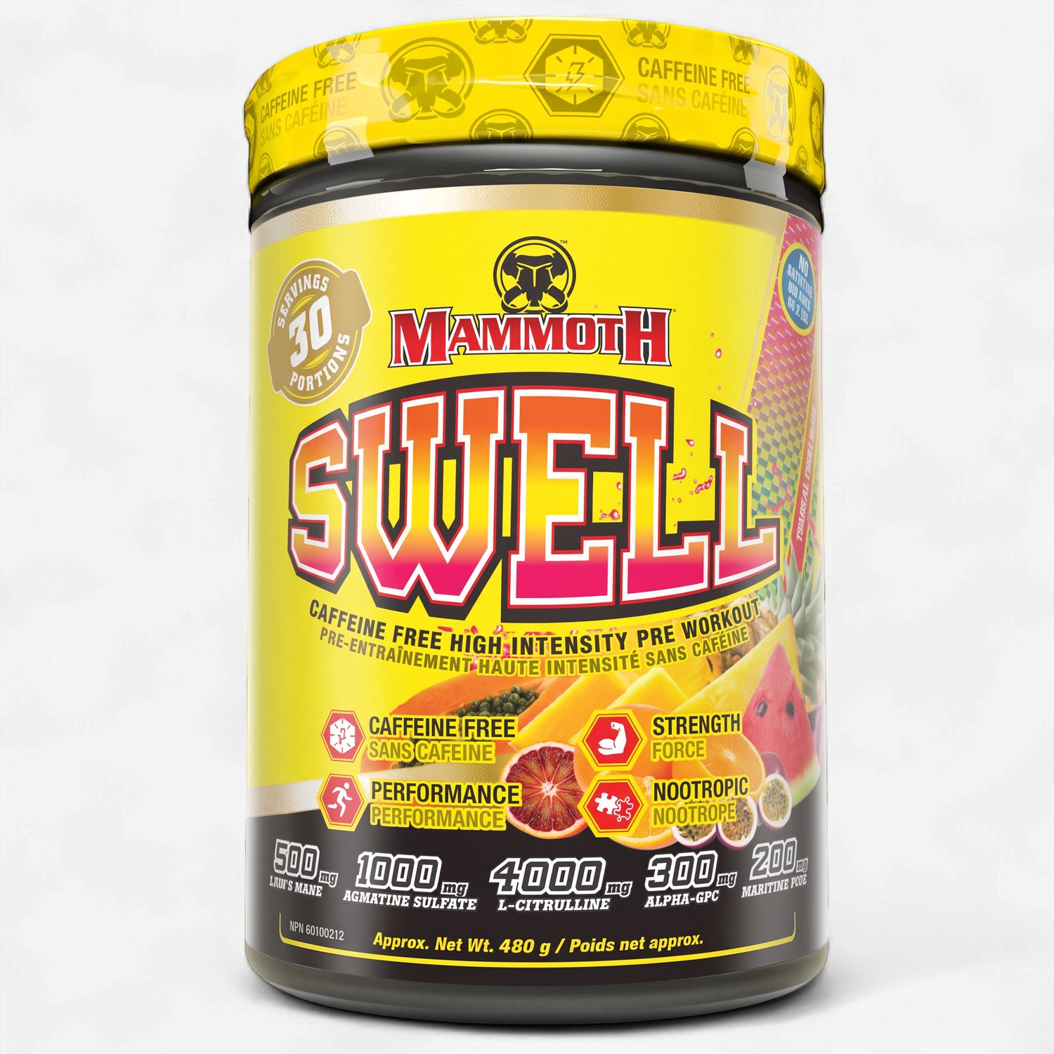 MAMMOTH - SWELL - 30 PORTIONS, Fragrance: TROPICAL FRUIT BLAST