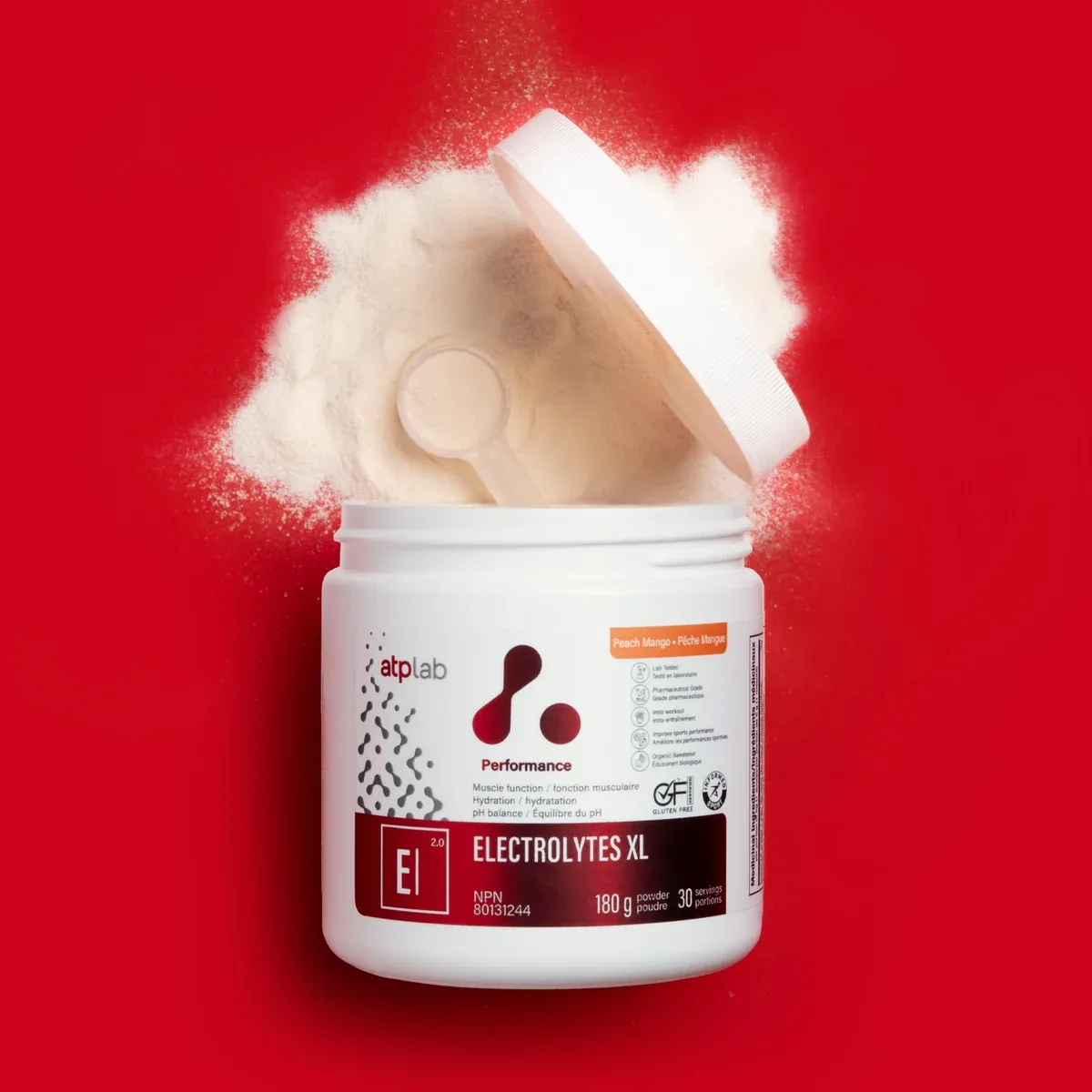 ATP - ELECTROLYTES XL - 30 PORTIONS, Fragrance: PÊCHE &amp; MANGUE