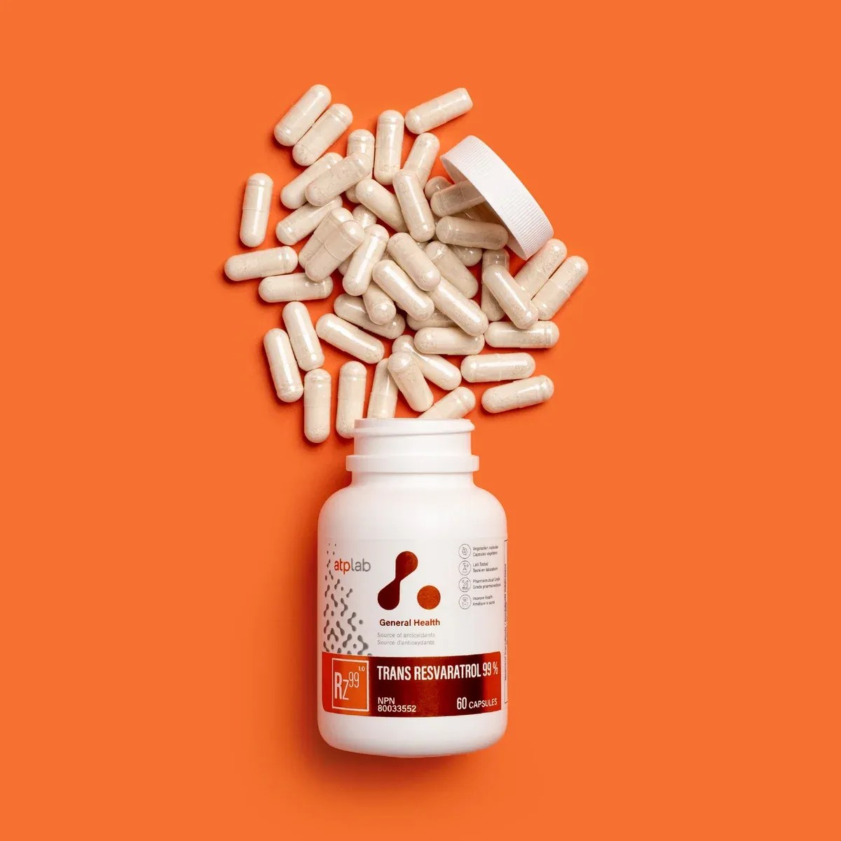 ATP - TRANS RESVERATROL - 60 CAPSULES