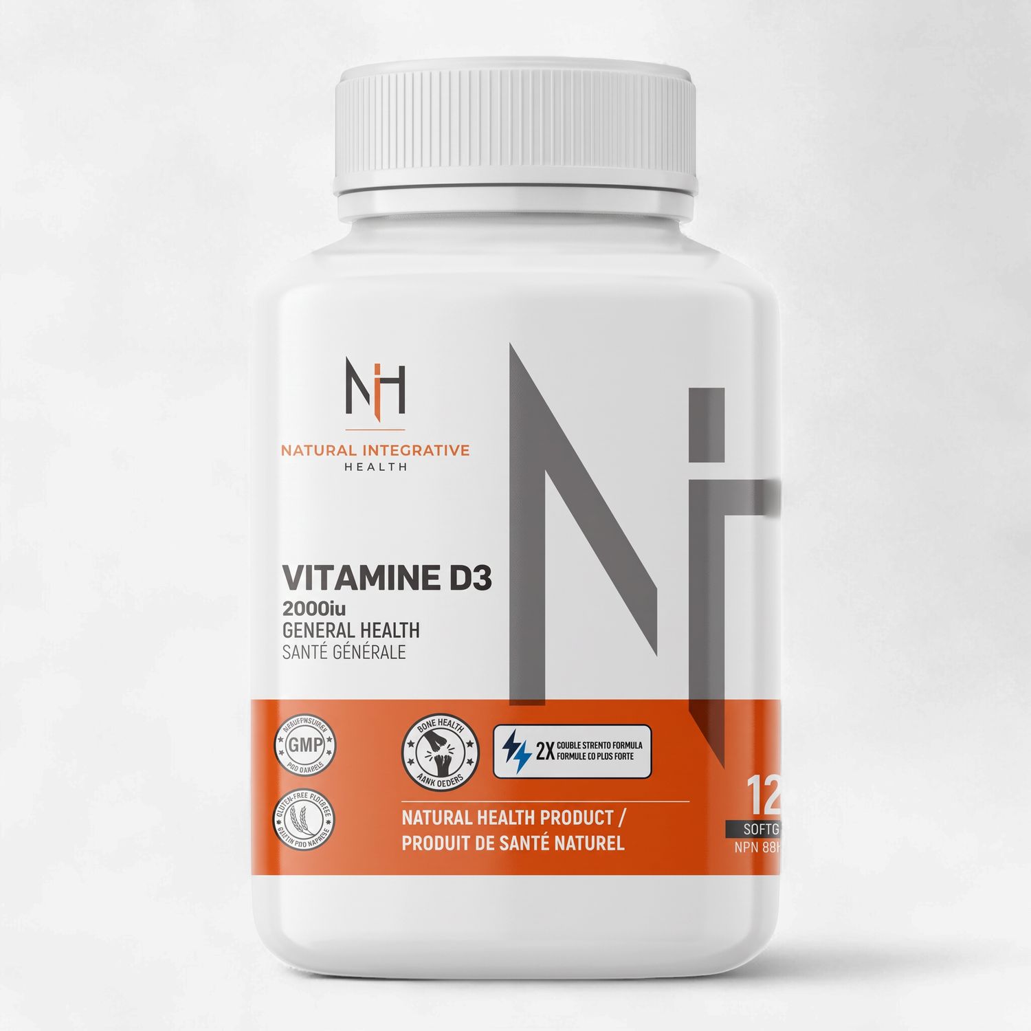 NIH - VITAMIN D3 - 120 CAPSULES
