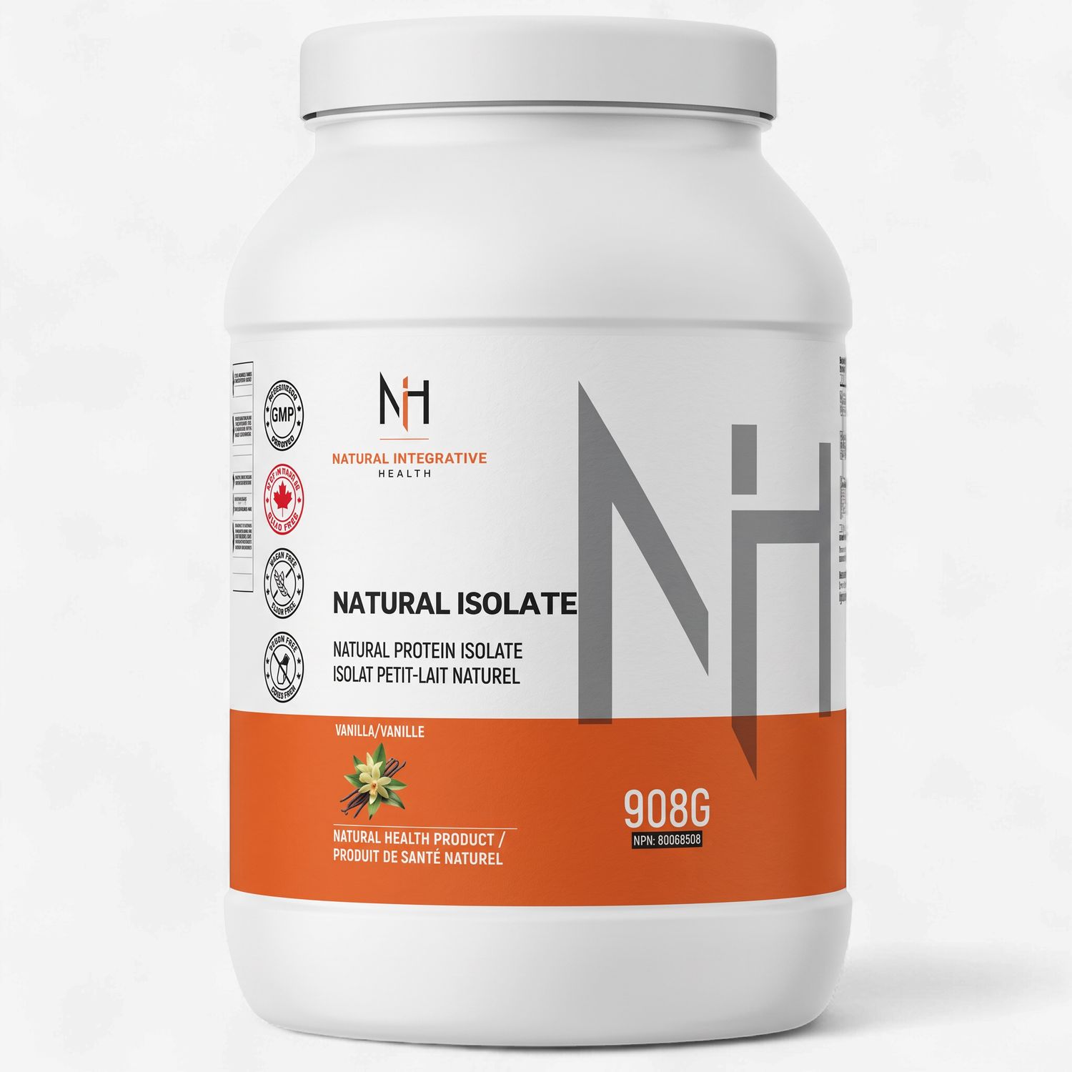 NIH - NATURAL ISOLATE - 2LBS, Fragrance: VANILLE