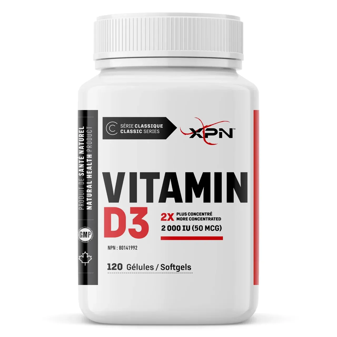 XPN - VITAMIN D3 2000IU - 120 GELULES