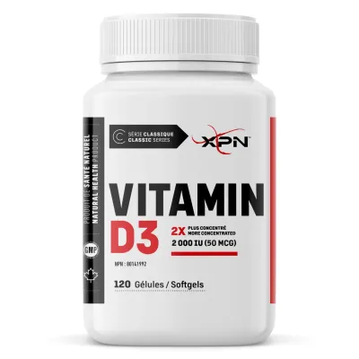 XPN - VITAMIN D3 2000IU - 120 GELULES