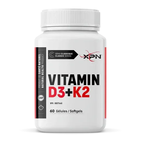 XPN - VITAMIN D3+K2 - 60 GÉLULES