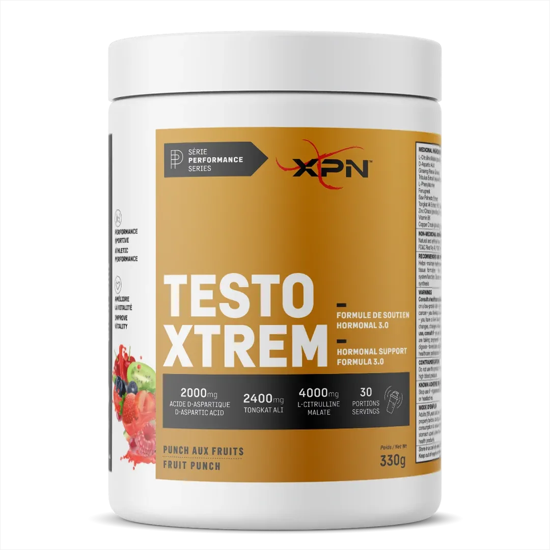 XPN - TESTO XTREM - 330G, Fragrance: PUNCH AUX FRUITS
