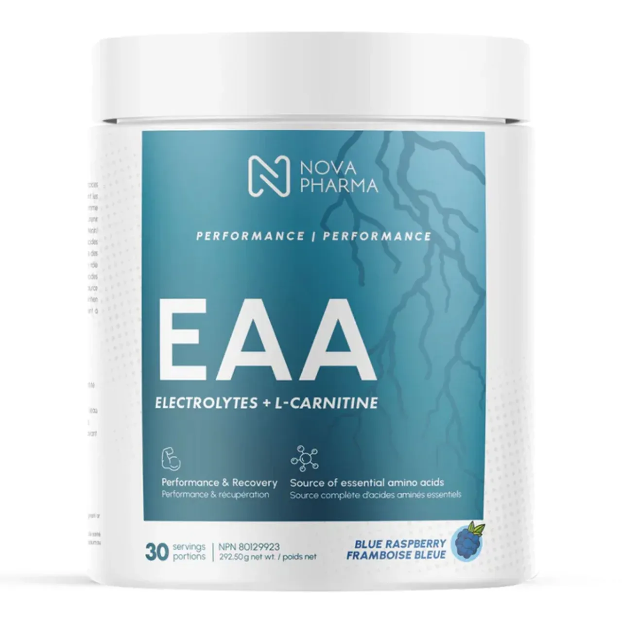 NOVA PHARMA - EAA - 30 PORTIONS, Fragrance: FRAMBOISE BLEUE