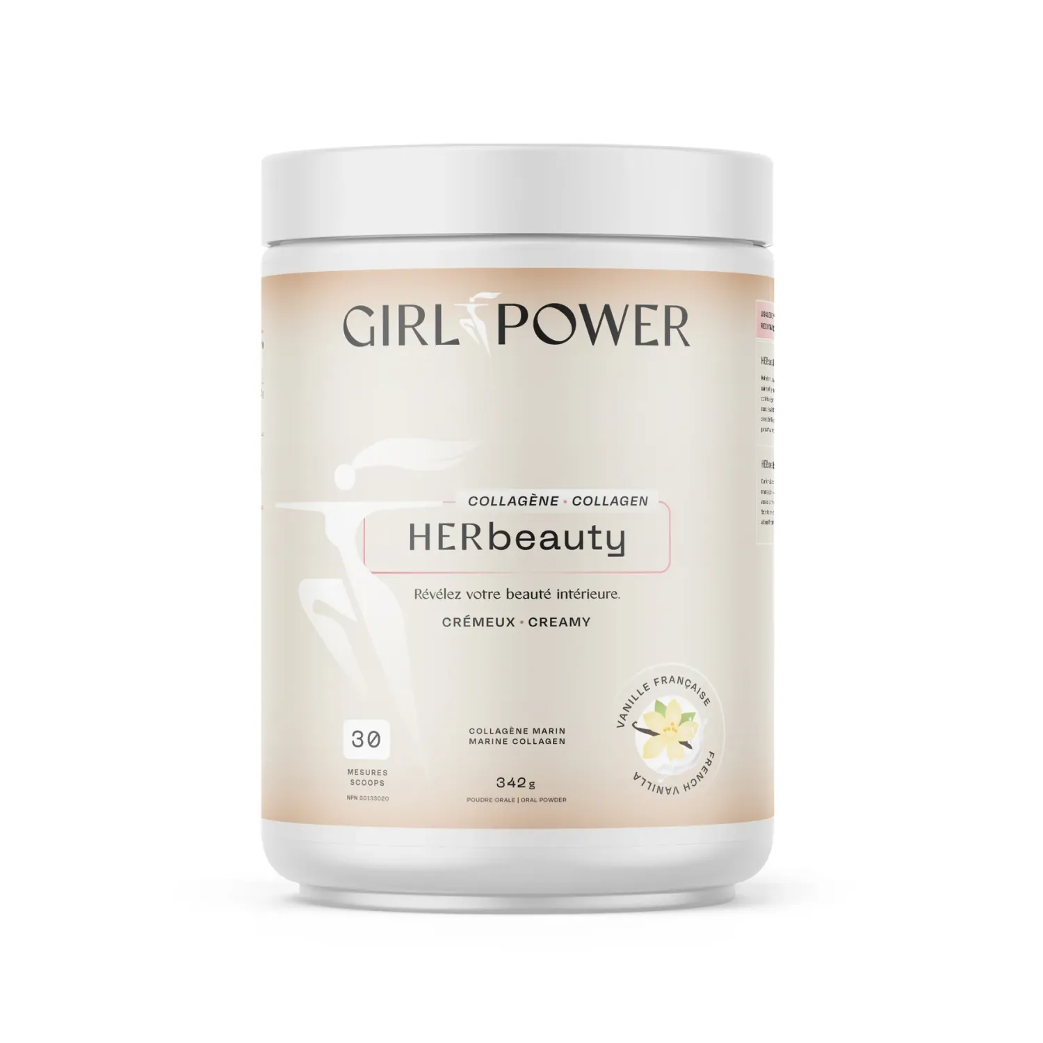 GIRL POWER - HER BEAUTY - 30 PORTIONS, Fragrance: VANILLE FRANÇAISE
