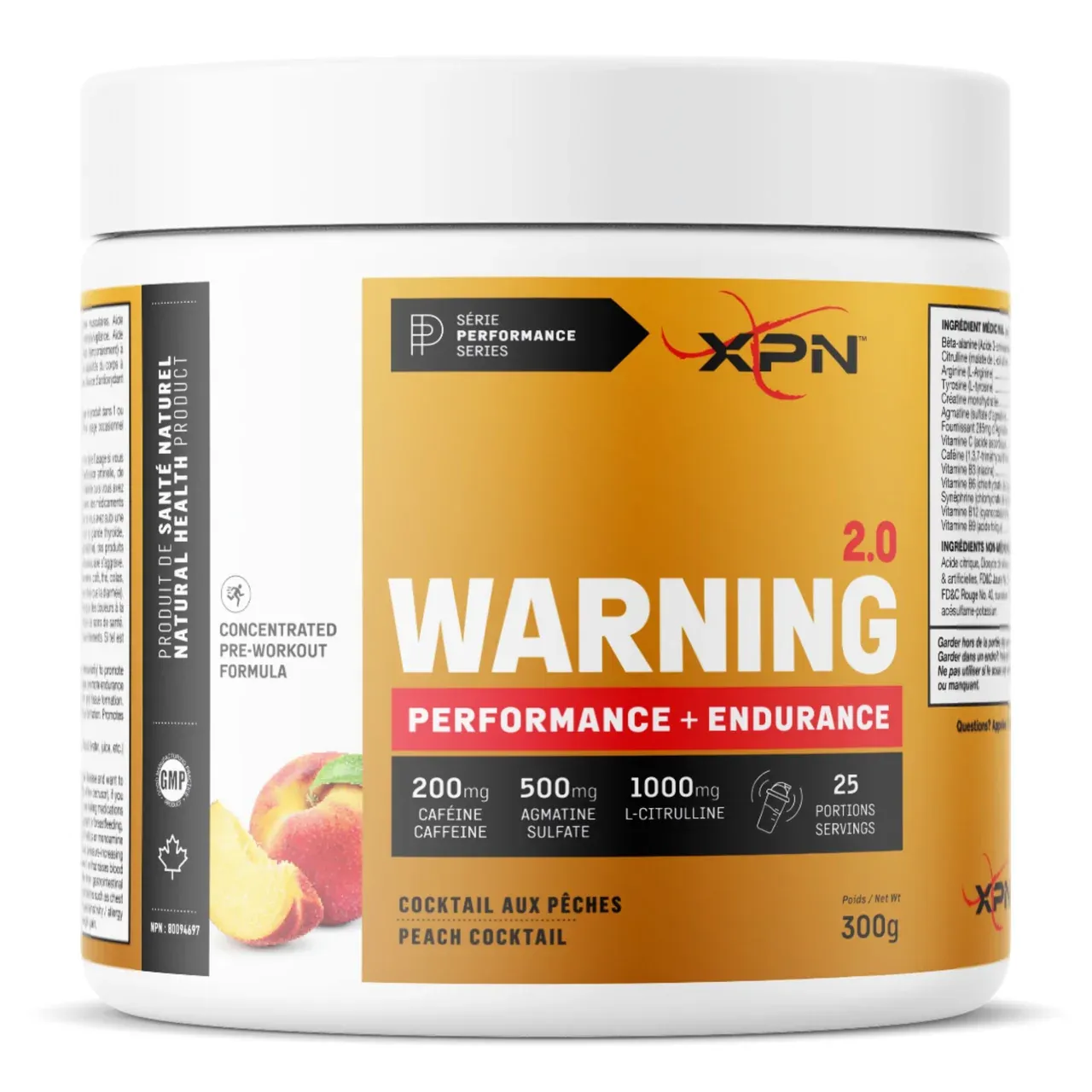 XPN - WARNING - 25 PORTIONS, Fragrance: PÊCHE