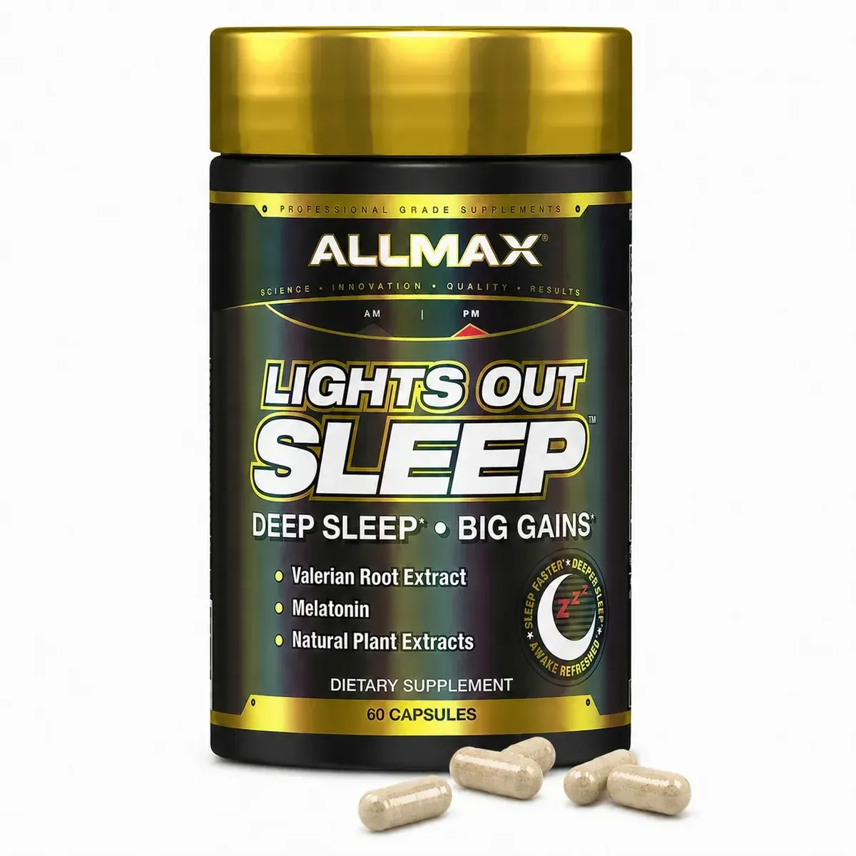 ALLMAX - LIGHTS OUT SLEEP - 60 CAPSULES