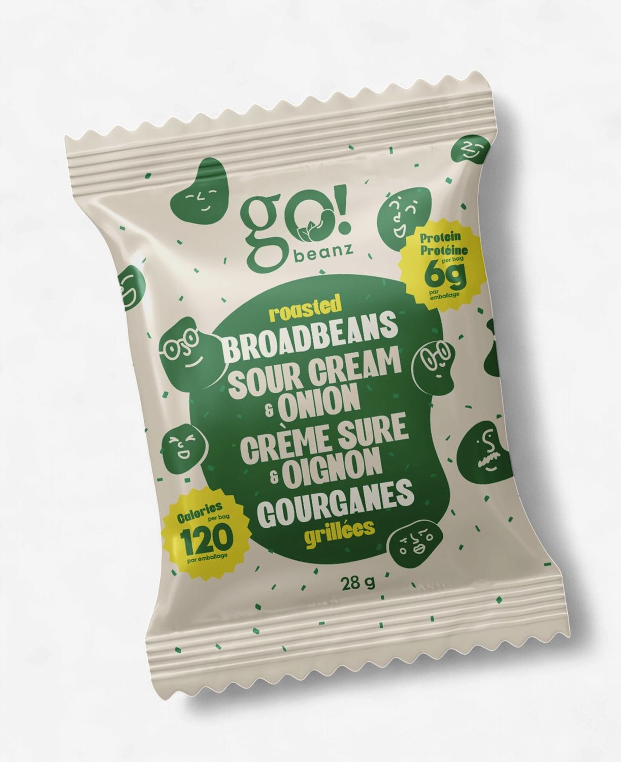 GO NUTRITION - GOURGANES GRILLÉES - 28G, Fragrance: CRÈME SURE &amp; OIGNONS