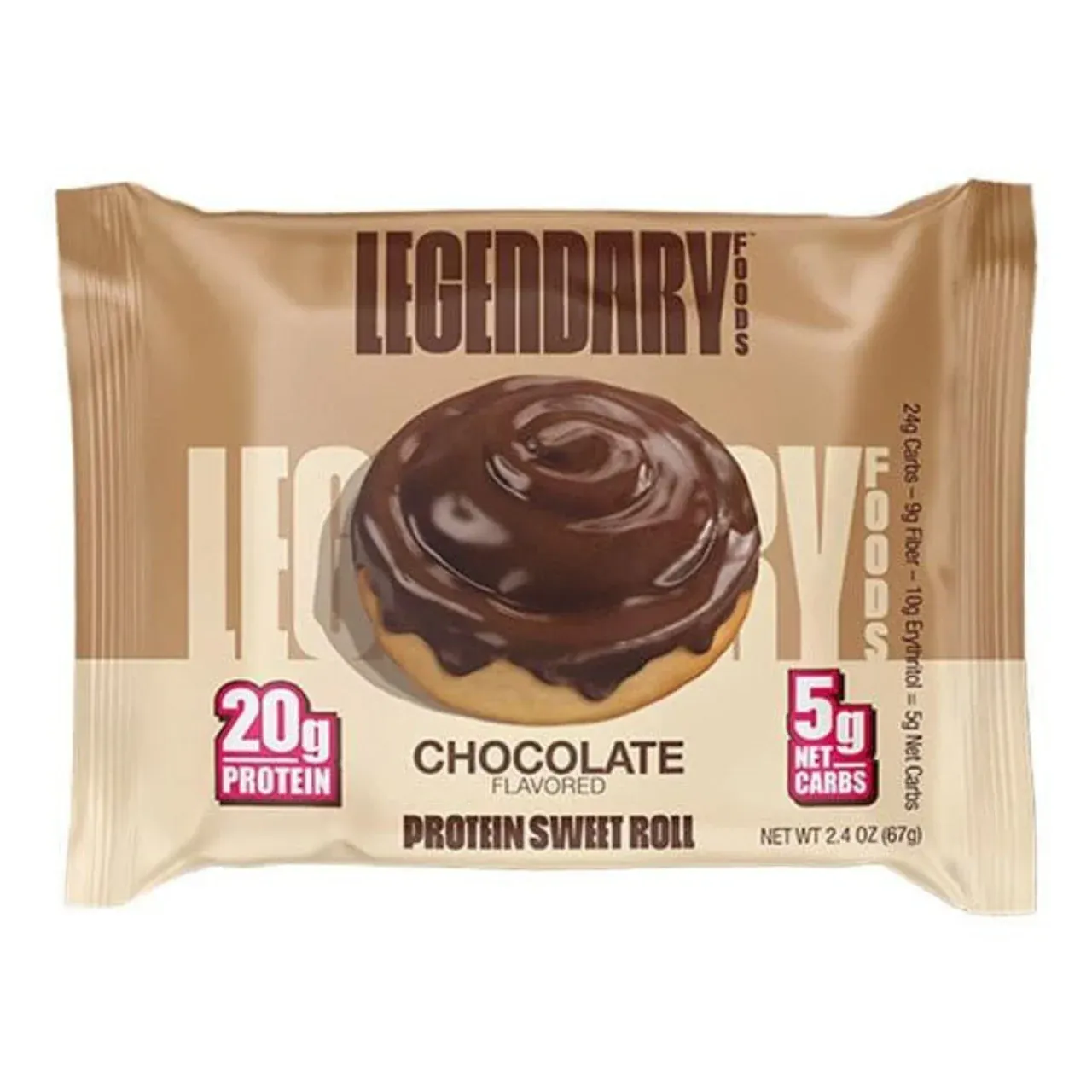 LEGENDARY - SWEET ROLL PROTÉINÉ - 67G, Fragrance: CHOCOLAT