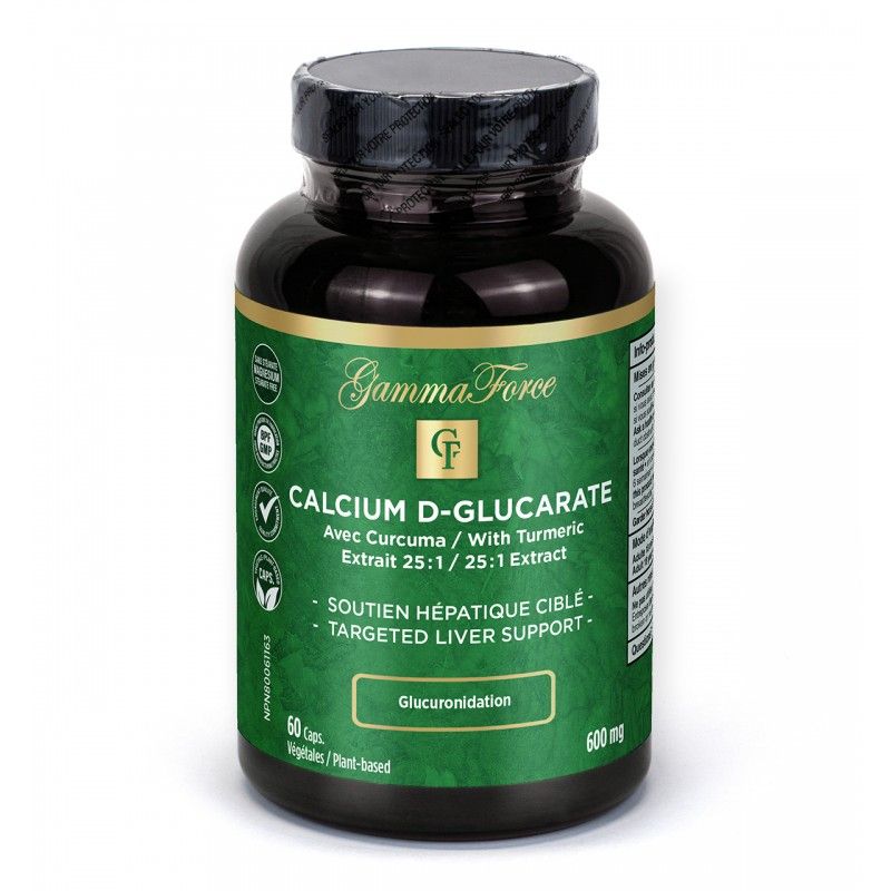 GAMMA FORCE - CALCIUM D GLUCARATE - 60 CAPSULES