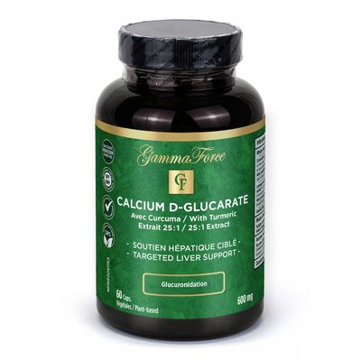 GAMMA FORCE - CALCIUM D GLUCARATE - 60 CAPSULES