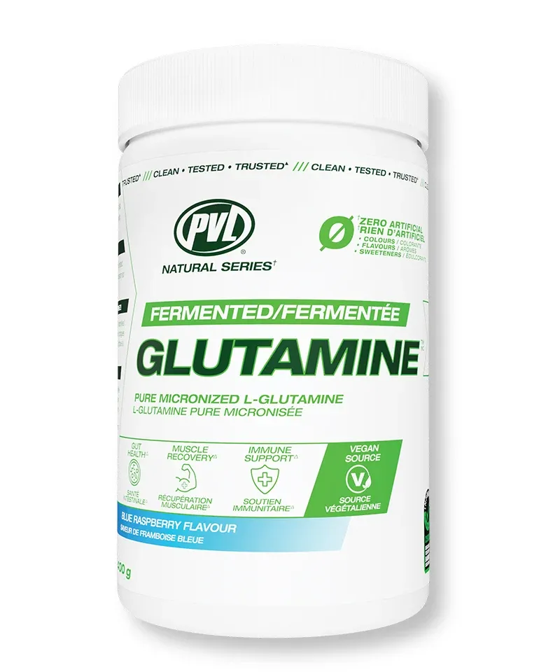 PVL - GLUTAMINE FERMENTÉE - 400G, SAVEUR: FRAMBOISE BLEUE