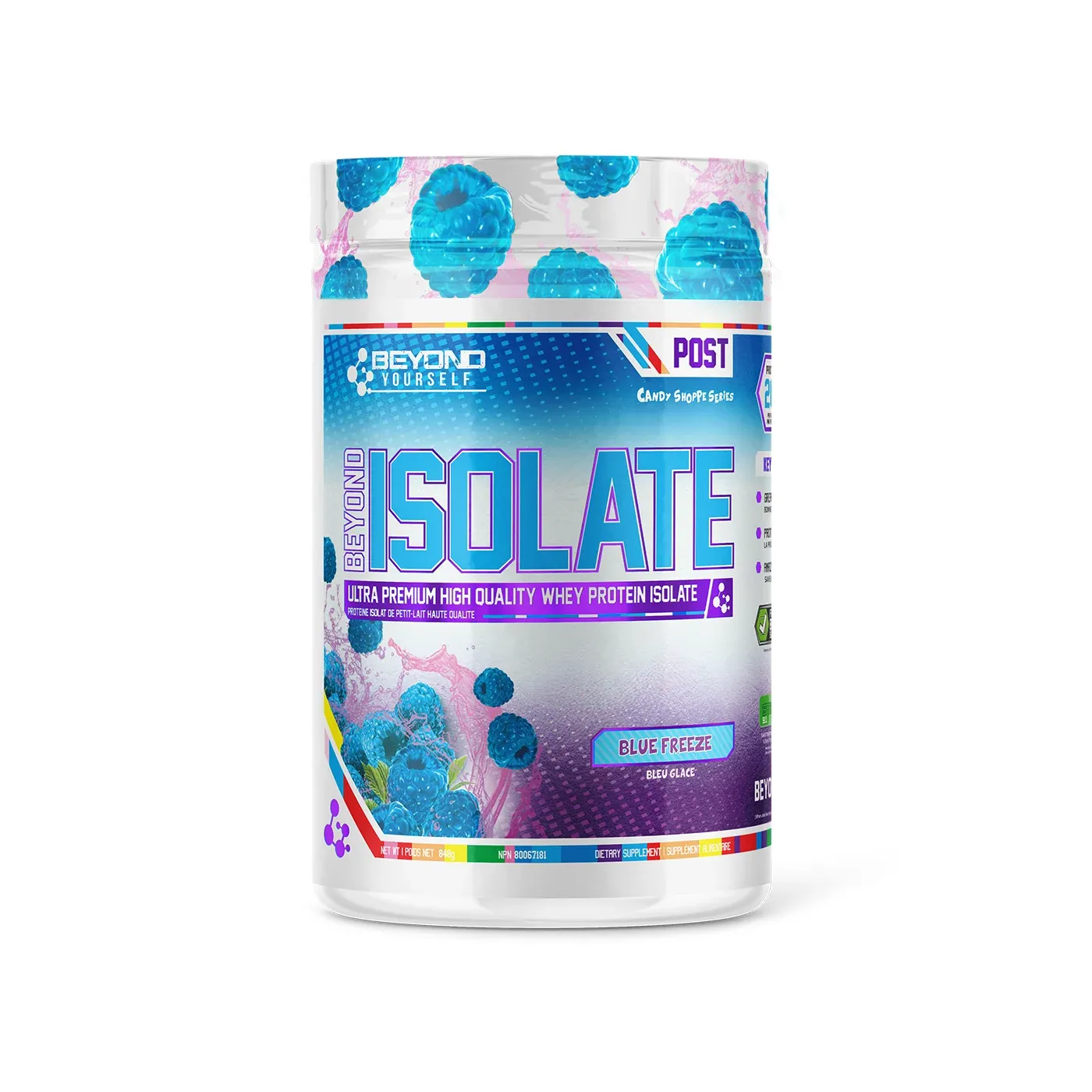 BEYOND YOURSELF - ISOLATE CANDY - 30 PORTIONS, Fragrance: BLEU GLACÉ