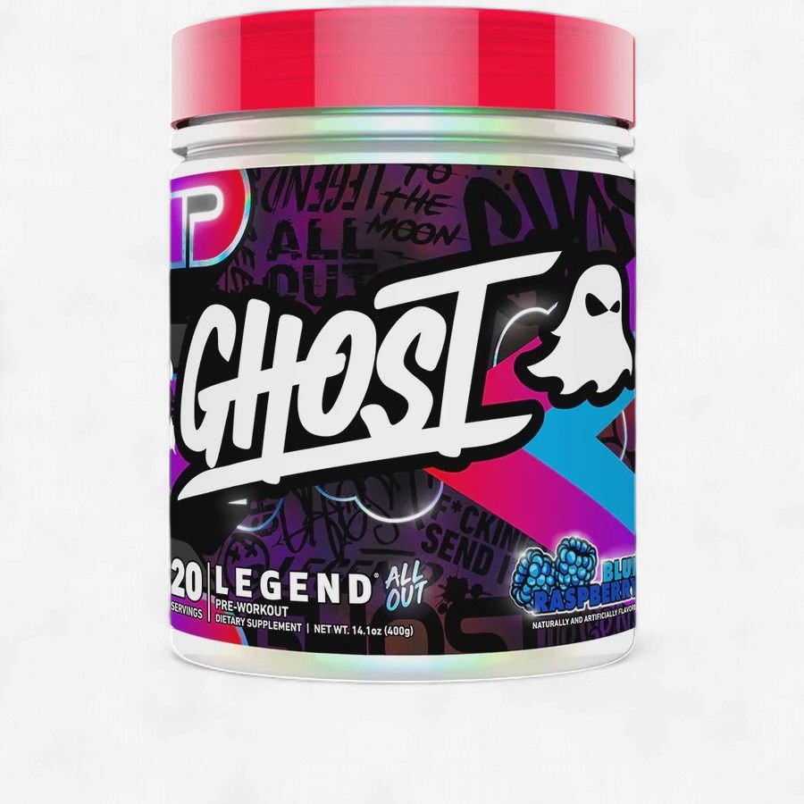 GHOST - LEGEND ALL OUT - 40 PORTIONS, Fragrance: FRAMBOISE BLEUE