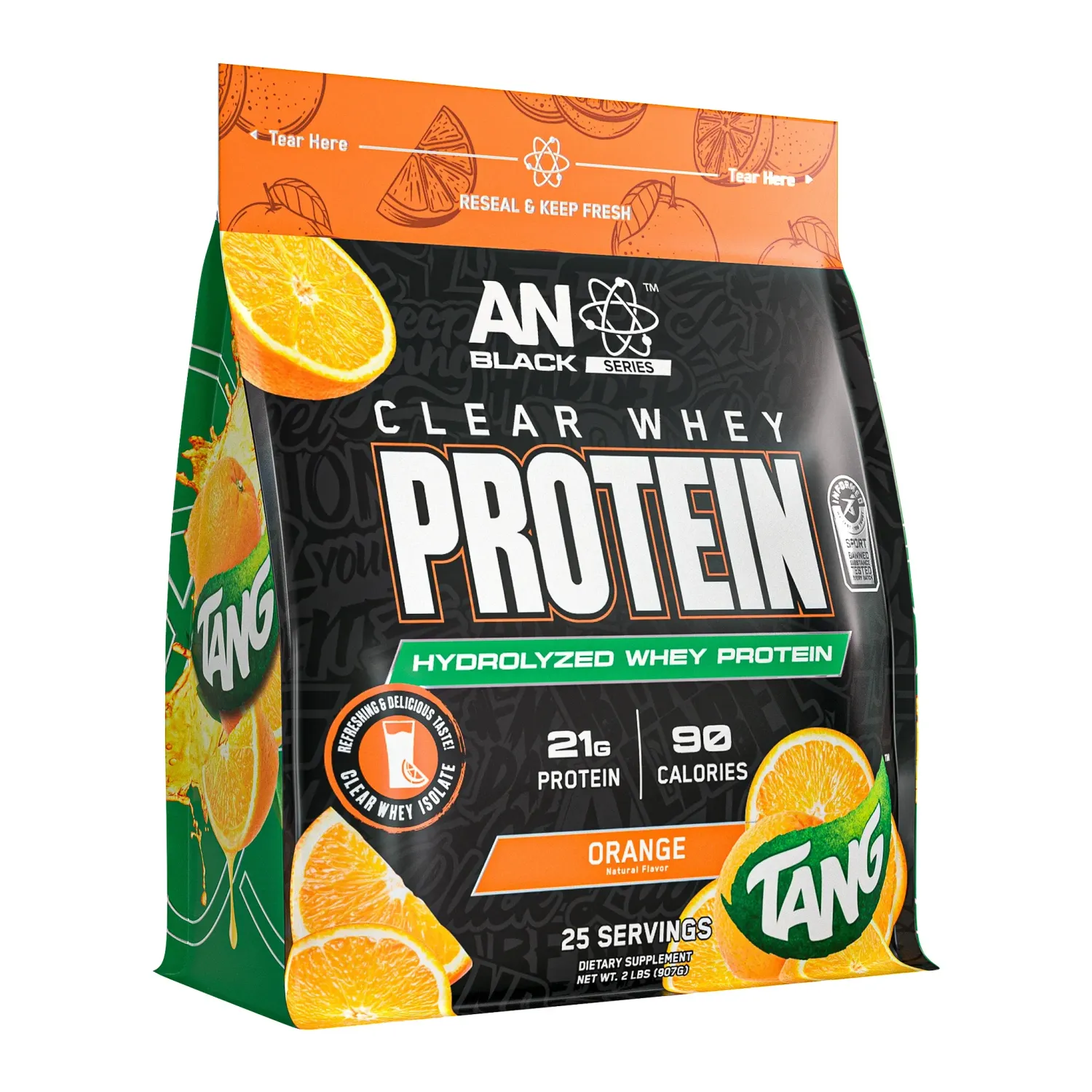 APPLIED NUTRITION - CLEAR WHEY PROTEIN - 25 PORTIONS, Fragrance: ORANGE TANG
