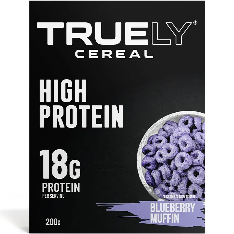 TRUELY - CÉRÉALE PROTÉINÉE - 200G, Fragrance: MUFFIN AUX BLEUETS