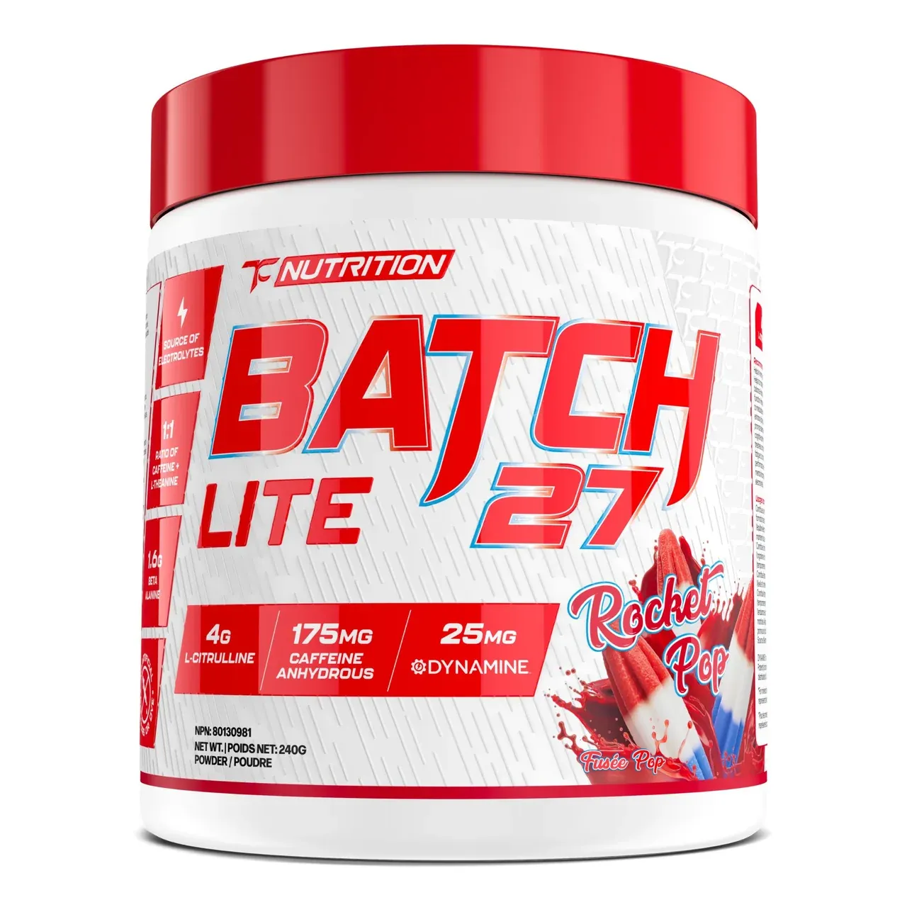 TC NUTRITON - BATCH 27 LITE - 20 PORTIONS, Fragrance: CYCLONE