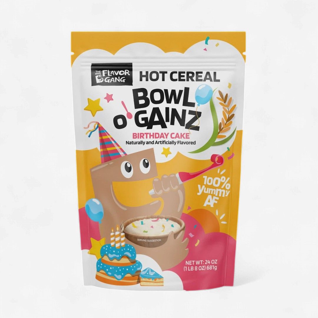 THE FLAVOR GANG - BOWL O GAINZ - 681G, Fragrance: GATEAU D'ANNIVERSAIRE